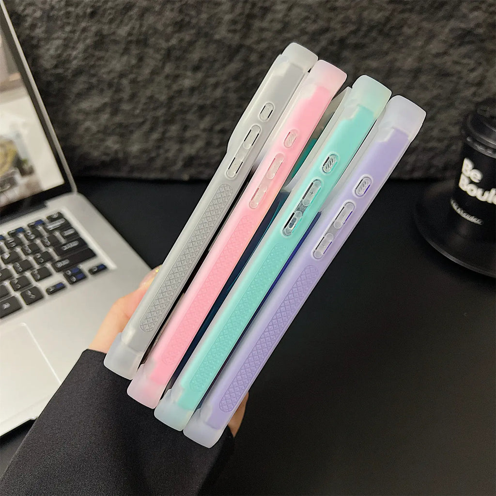 HOTSIAD Iridescent Laser Fluorescent Cute Phone Case [Magsafe Compatible] Shockproof Anti-Slip Anti-Scratch Drop Protection Case for Iphone 17 16 Pro Max 15 14 13 Pro Max