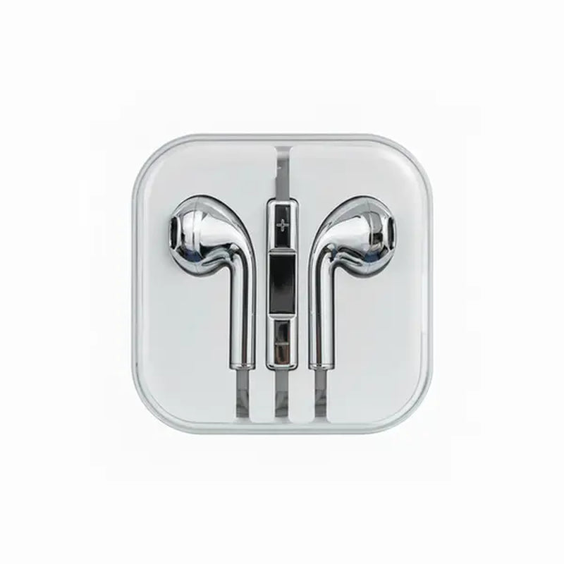 USB -C, Lightning - Limited Functional Wired Earbuds for Iphone Lightning – Chrome Gold Blue Silver Aesthetic Earphones Synth Archive Wearable Metallic Custom