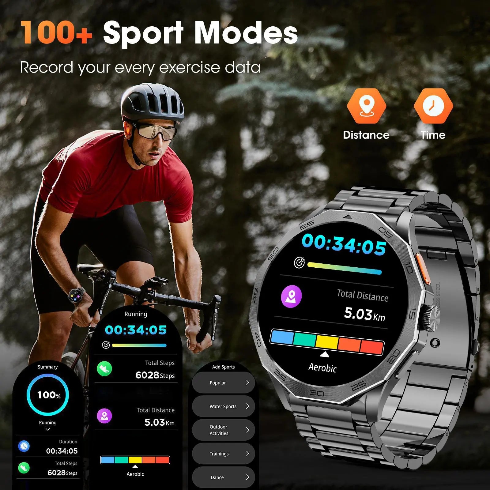 Multifunctional Smart Watch, Fashion Digital Watch, Waterproof Sports Watch for Women & Men, Wearable #TOP PICKS