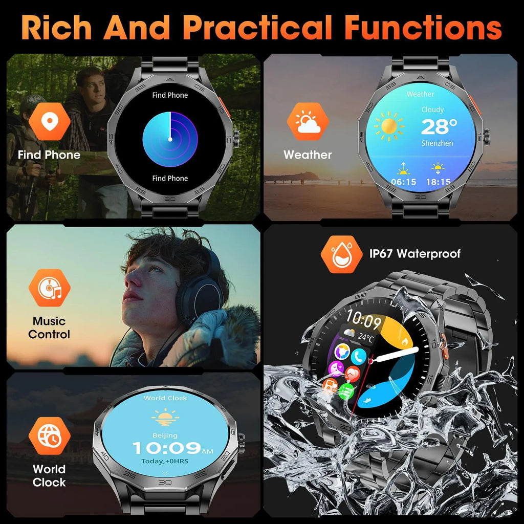 Multifunctional Smart Watch, Fashion Digital Watch, Waterproof Sports Watch for Women & Men, Wearable #TOP PICKS